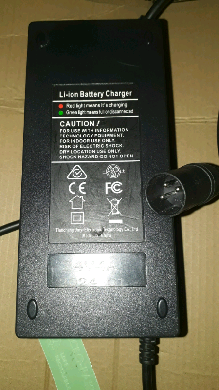 image for MOBILTY WHEELCHAIR SCOOTER 3 PIN 48 VOLTS  CHARGER BRAND NEW 