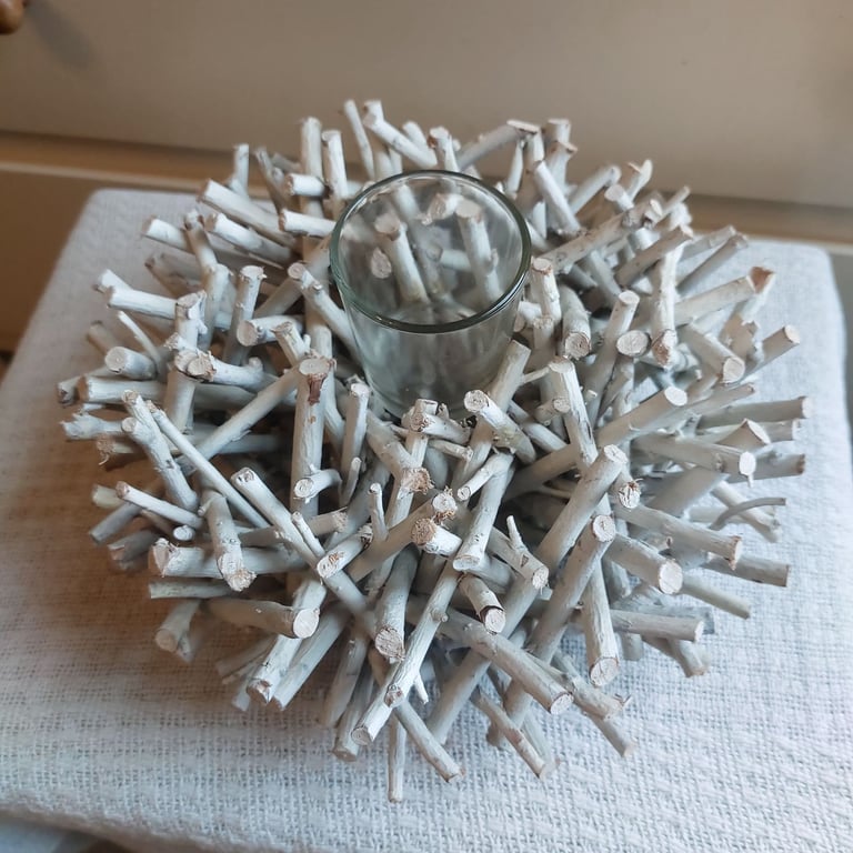 Unusual Driftwood Candle Holder 