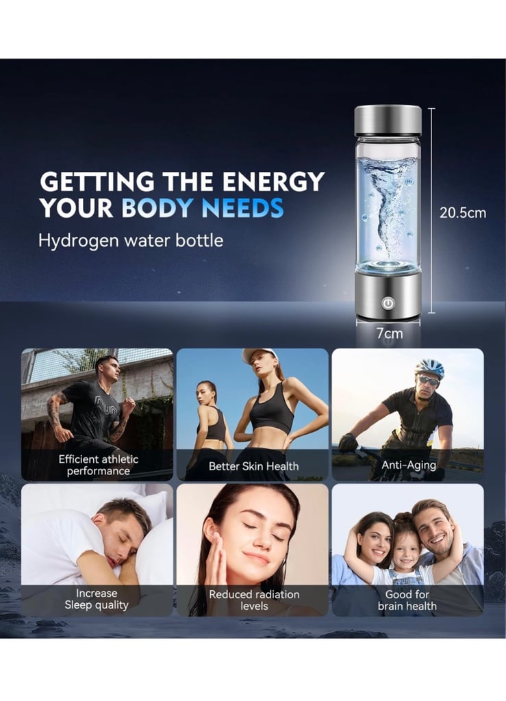 Upgraded hydrogen water new in box