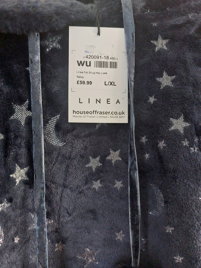  house of fraser dressing gowns luxuriously soft, all sizes, , gowns r all  new in retail packaging.
