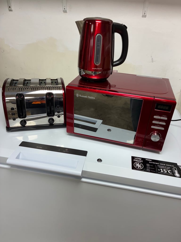 Microwave + kettle +  4 slice toaster 