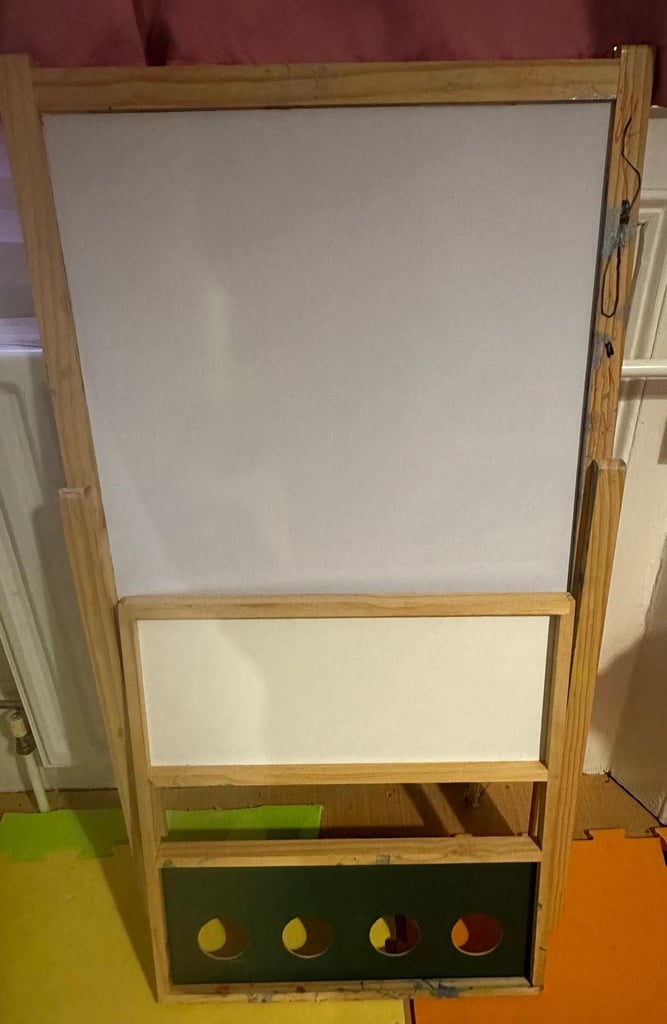 image for Kids Art Easel - Wooden Easel & Stand