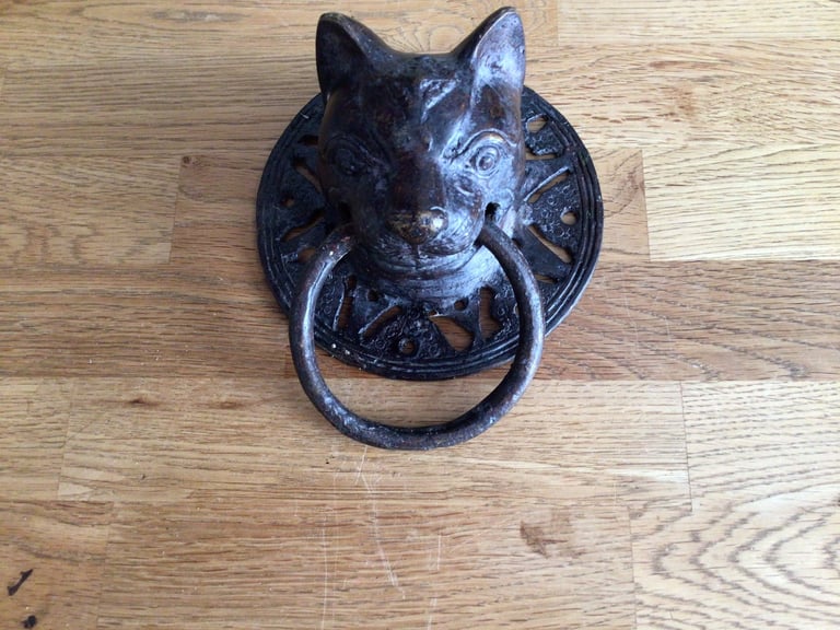 image for Cast Metal Towel Ring. 