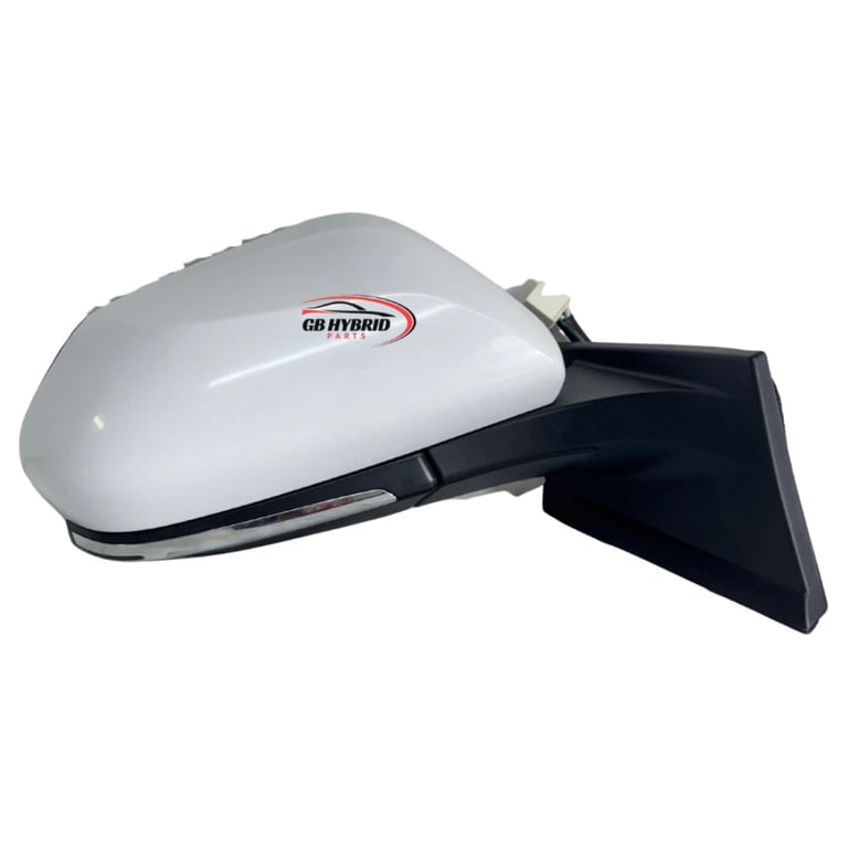 Toyota Prius 2016-2022 Driver Side Mirror Pearl White - BSM Electric Auto Fold