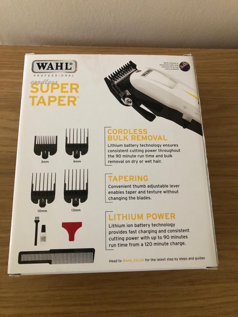 Barber professional wahl hair clipper brand new 