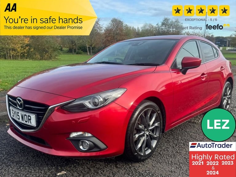 2015 Mazda Mazda3 2.0 SKYACTIV-G Sport Nav Hatchback 5dr Petrol Manual Euro 6 (s/s) (121 ps) Hatc...