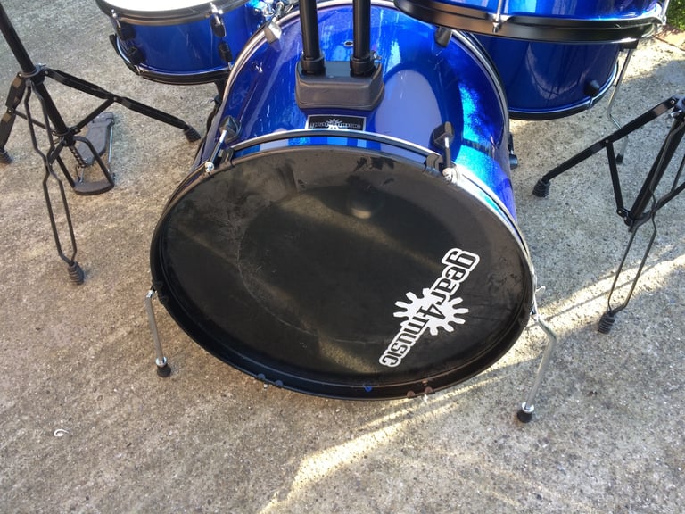 Gear 4 Music Drum Kit new electric blue 