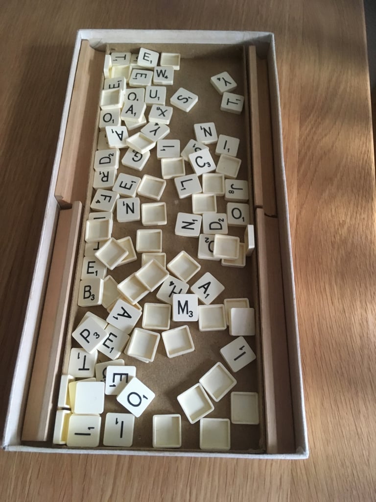 Vintage Scrabble Game 