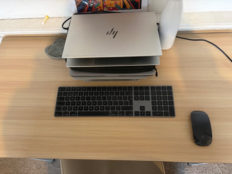 Desk and office chair 