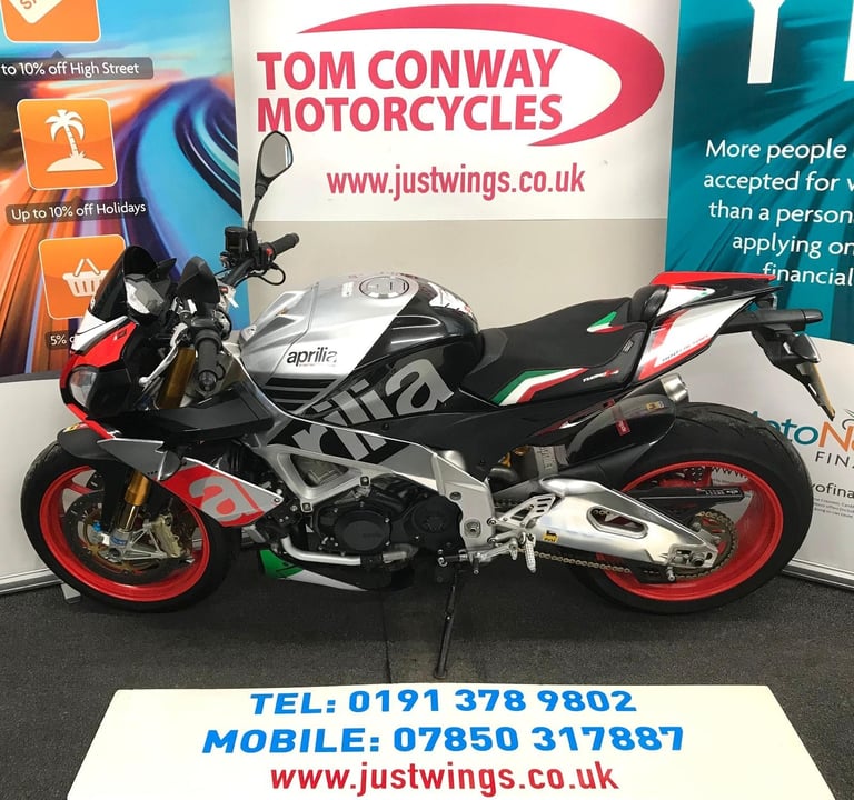 APRILIA TUONO 1100 V4 FACTORY, 2016(16), 3 OWNERS, IMMACULATE CONDITION, £6795