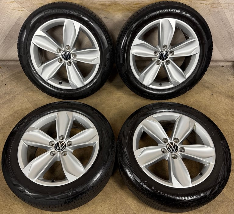 17'' GENUINE VW PASSAT ISTANBUL B8 ALLOY WHEELS TYRES ALLOYS 3G0601025BR