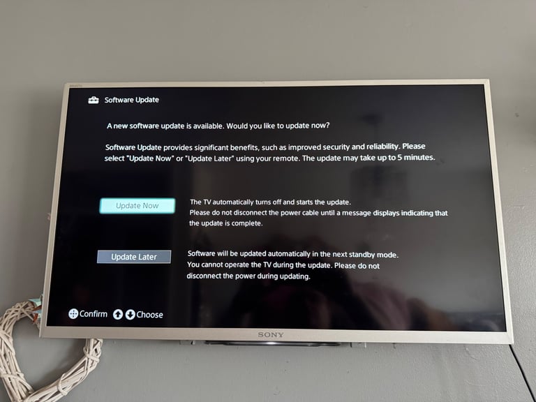 Sony television & Panasonic television both comes with wall mounts