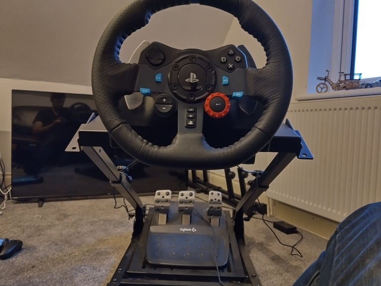 image for Logitech g29 controller and stand