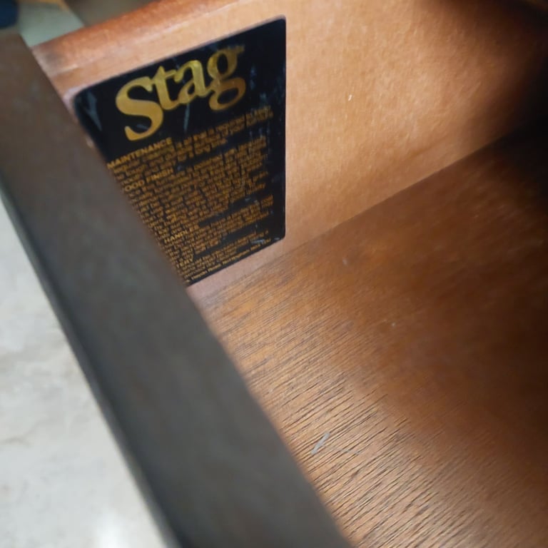 Stag 8 Drawer Longboy Chest With Raised Top Gallery 