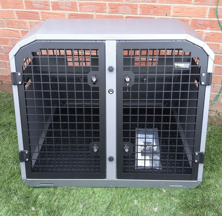 Trans K9 ( B27 ) Transport double dog cage (Lockable & Crash Tested) TransK9