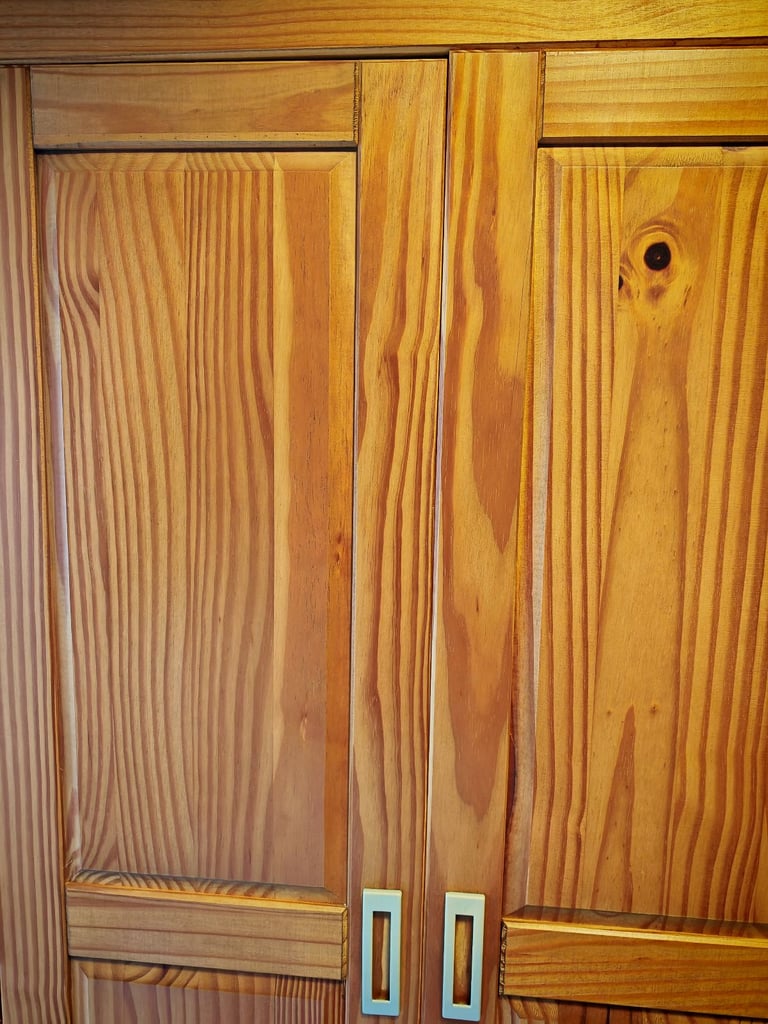Pine wardrobe 
