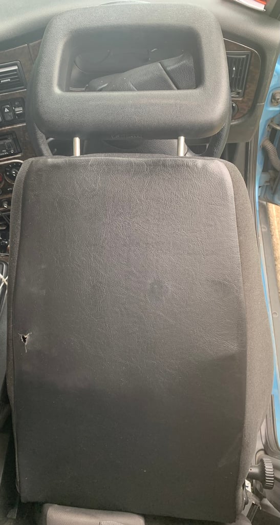 Tx4 London taxi drivers seat  