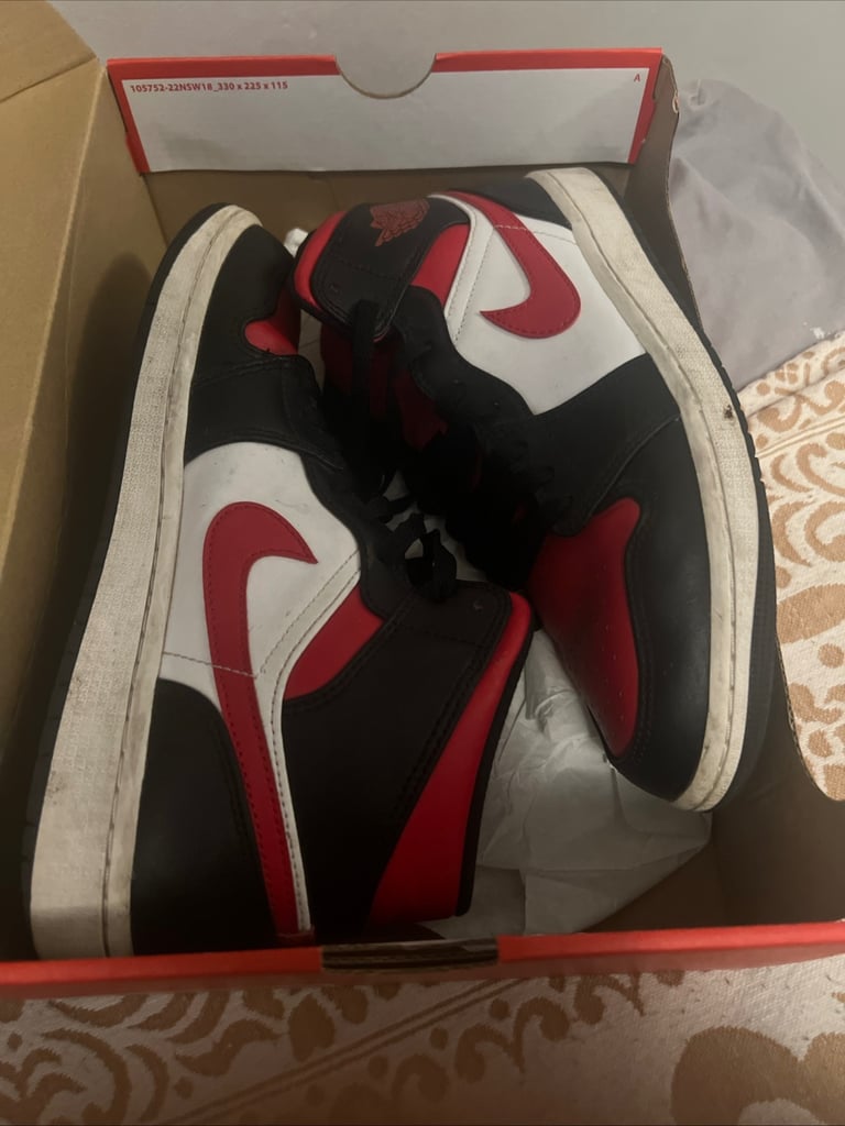 Jordan 1 mid multi coloured 