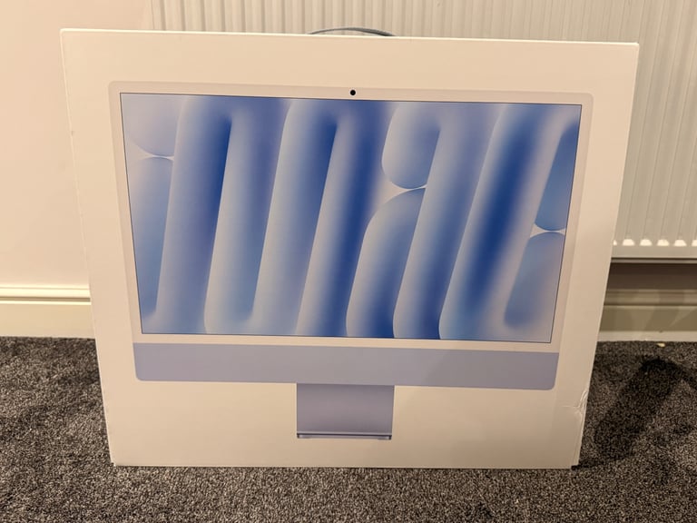 Blue iMac 24” M4 10-core CPU | 10-core GPU | 16GB Unified Memory | 512GB SSD Storage
