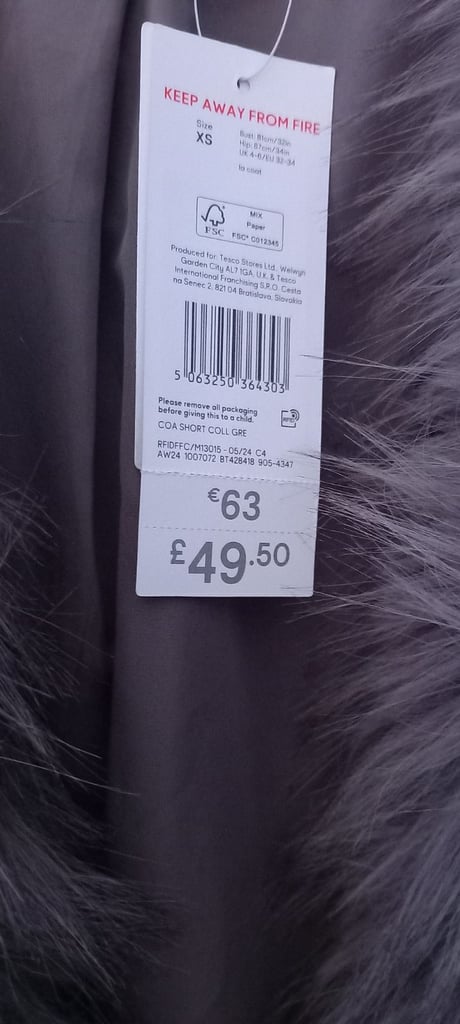 image for Brand new Faux fur jacket