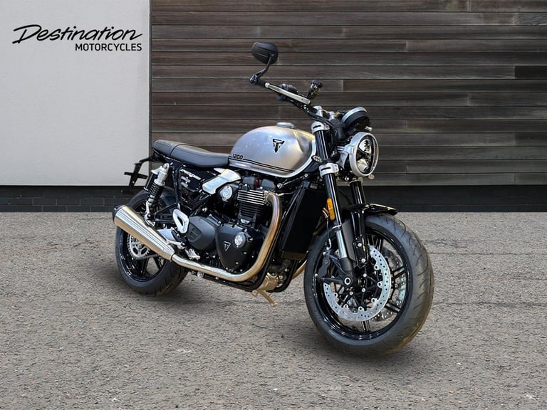 2025 Triumph Bonneville Speed Twin 1200 STANDARD COLOUR Petrol silver 6 Speed