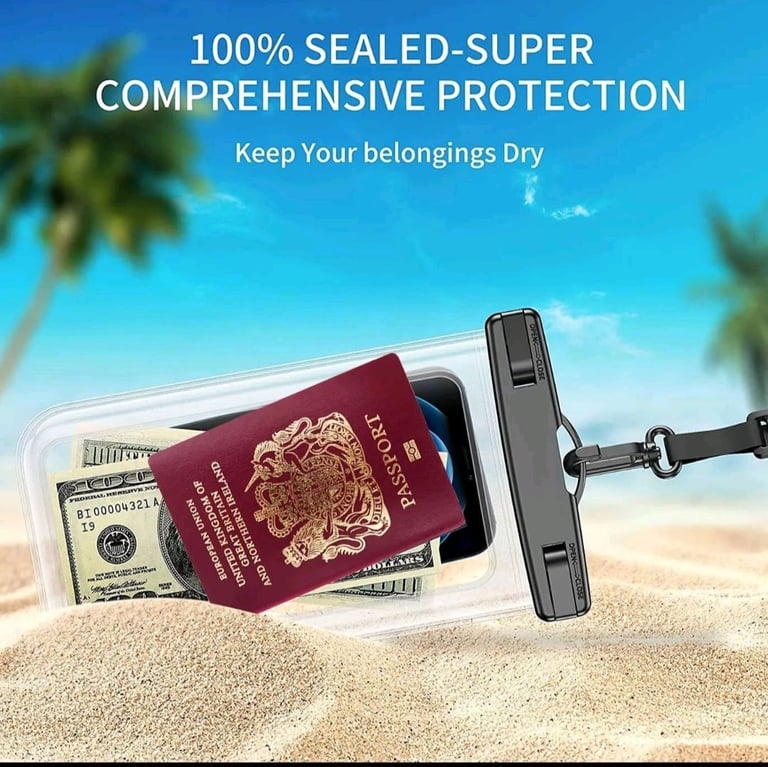 Pack of 2 Universal waterproof pouch 