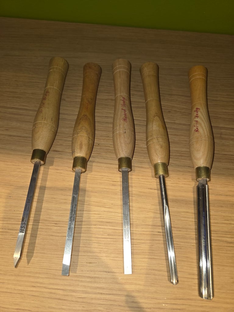 Robert sorby micro  woodturning chisels lathe wood turning