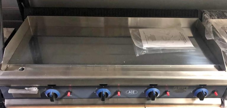 Commercial catering equipment Gas Griddles restaurant trailer kitchen items 