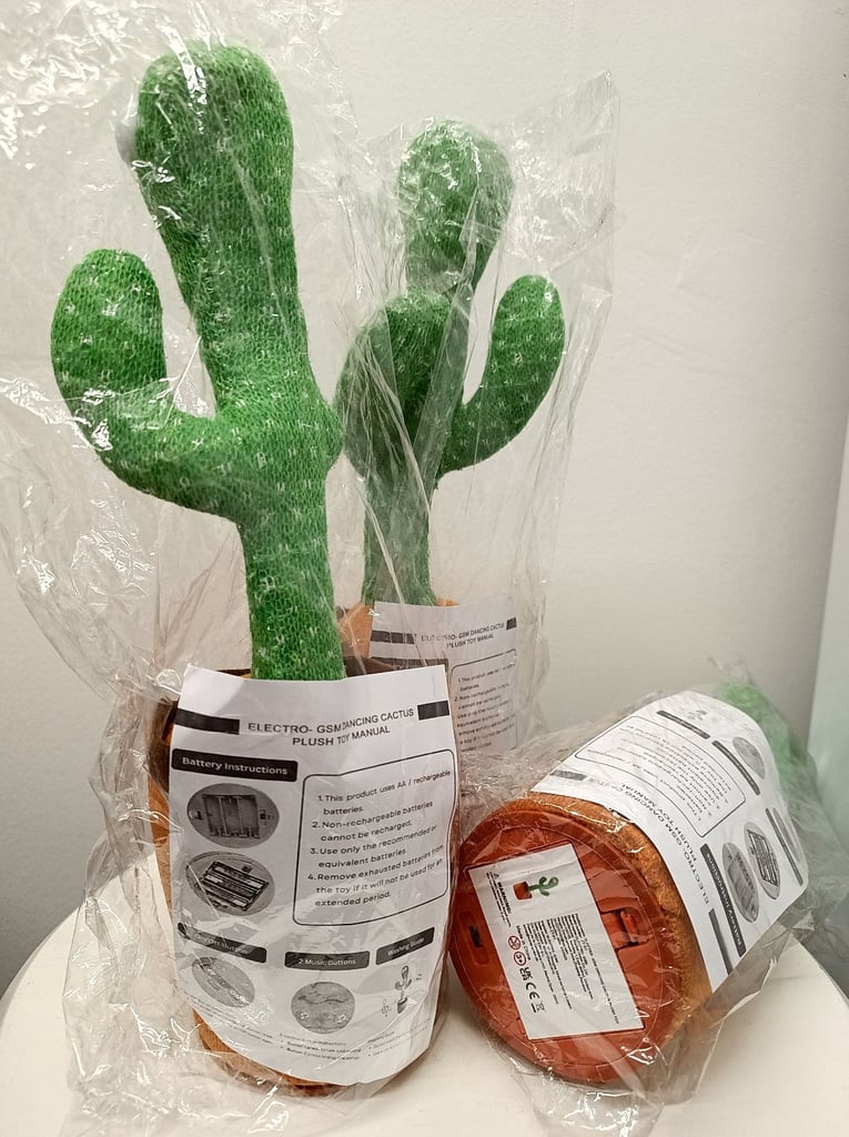  Dancing Cactus Plush Toy, Singing Cactus, Plush Inter