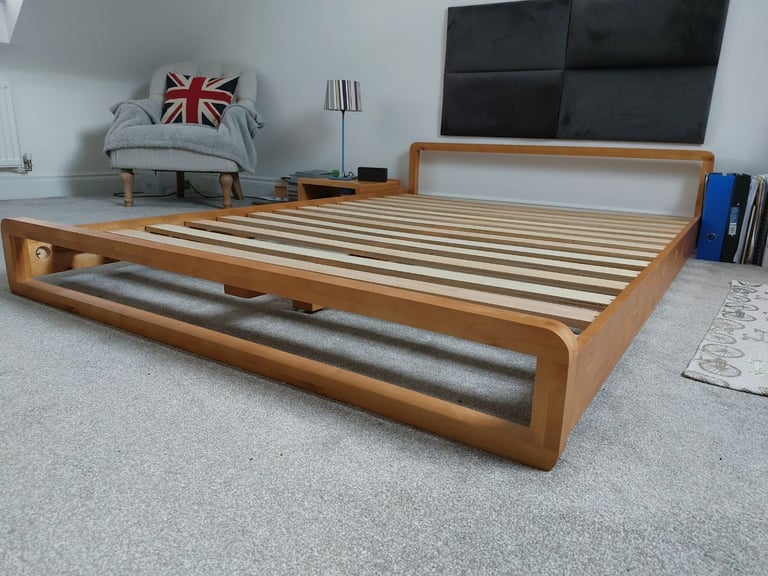 Head board for Double Bed Padded Dark Grey