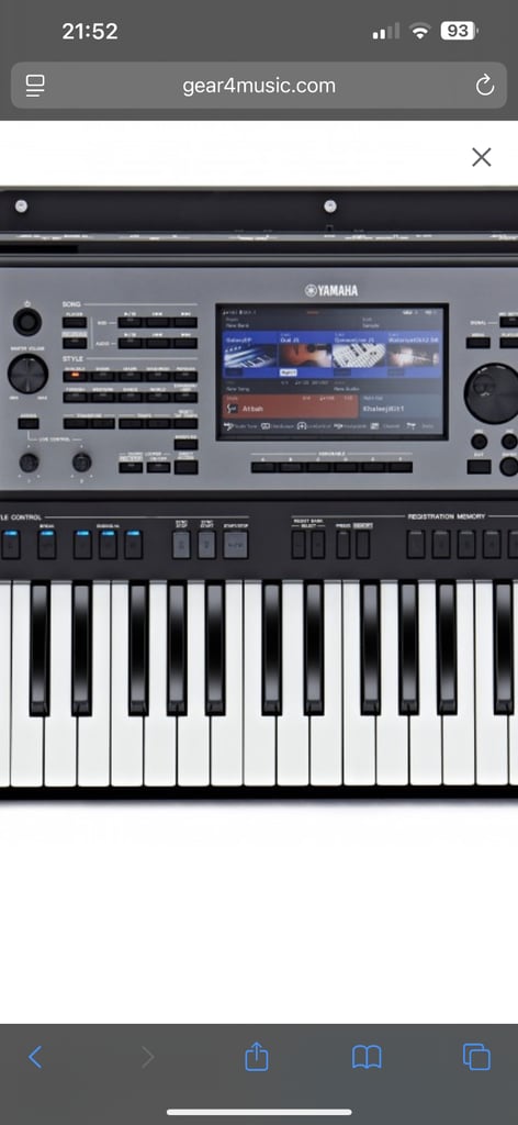 Keyboard YAMAHA A 5000 professional instrument 