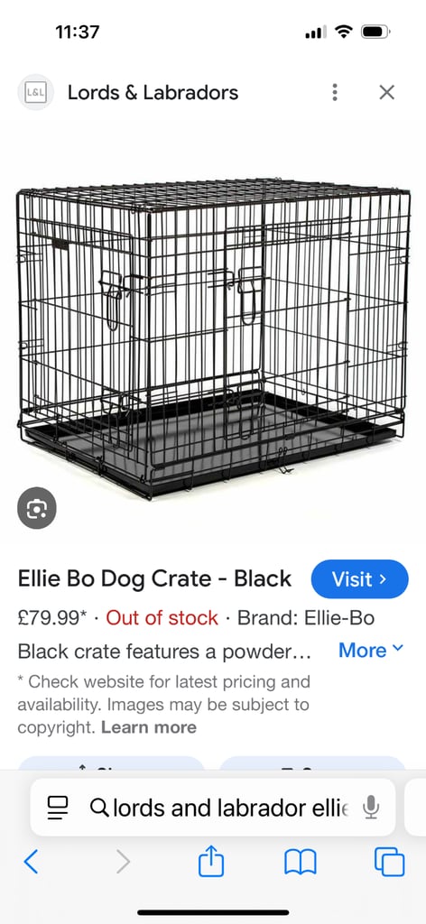 Lords and Labradors dog crate