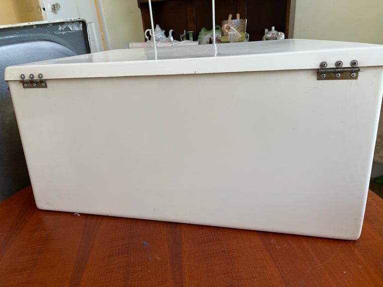 Camping trailer tent storage box 
