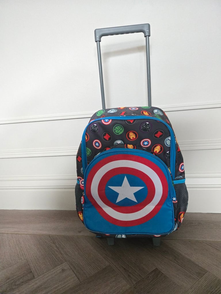 Disney marvel backpack suitcase