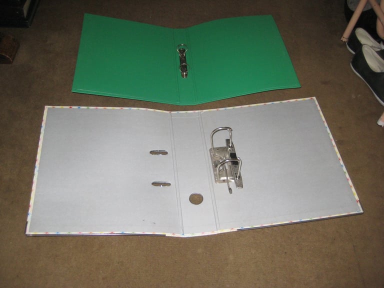 Foolscap Lever Arch File and Foolscap Ring Binder: The 2 for £5.00