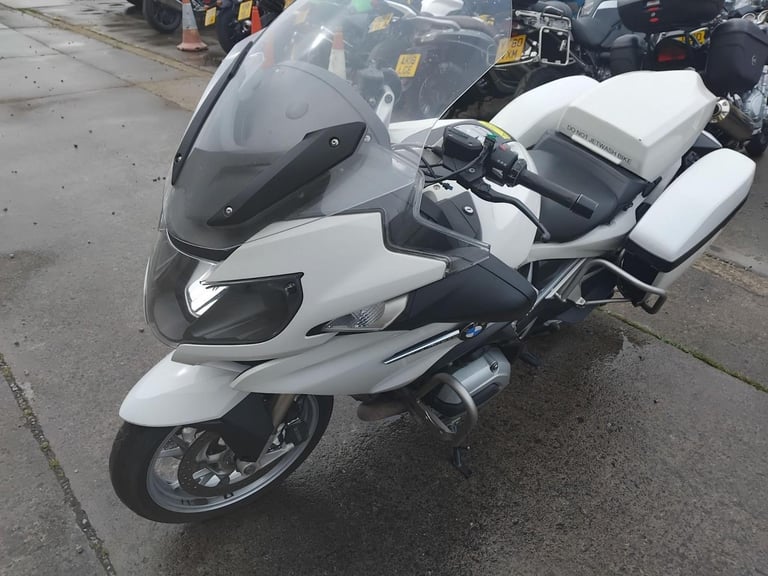 2015 15 BMW R1200RT LC EX POLICE WHITE FSH R 1200 RT LIQUID COOLED