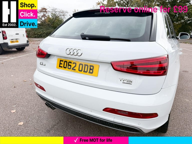 2012 Audi Q3 2.0 TFSI S line SUV 5dr Petrol Manual quattro Euro 5 (s/s) (170 ps) ESTATE Petrol Ma...