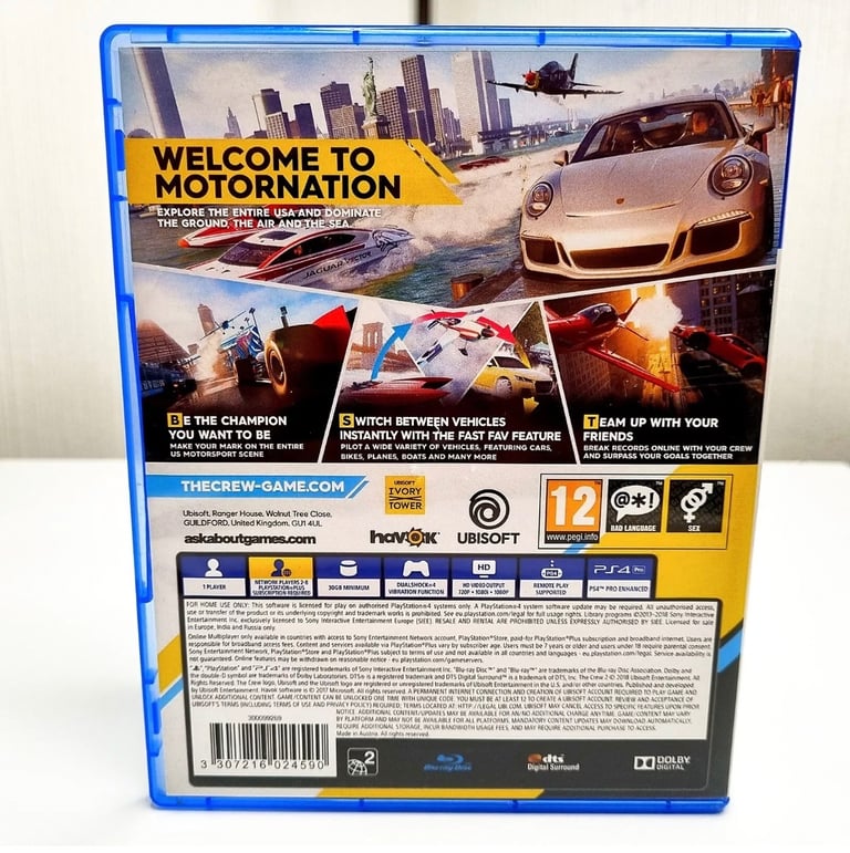 The Crew 2 - PlayStation 4 VideoGames Highly Rated eBay Seller Great Prices
