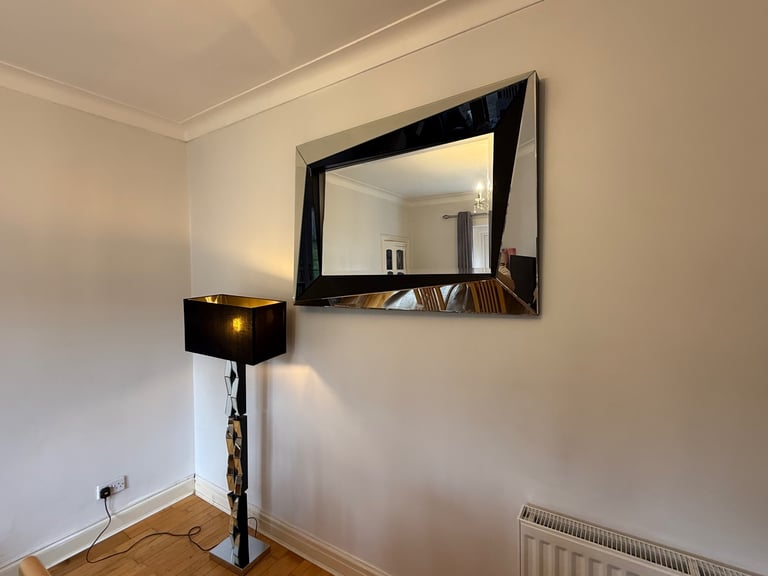 Tall designer pagazzi mirrored lamp 