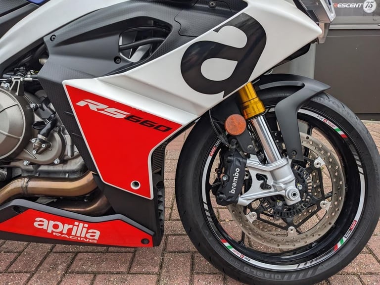 APRILIA RS660 2025 - NEW FRONT TYRE - FRESHLY SERVICED - TAIL TIDY - RAD GUARD
