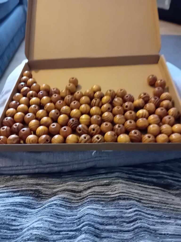 image for Box wooden beads 