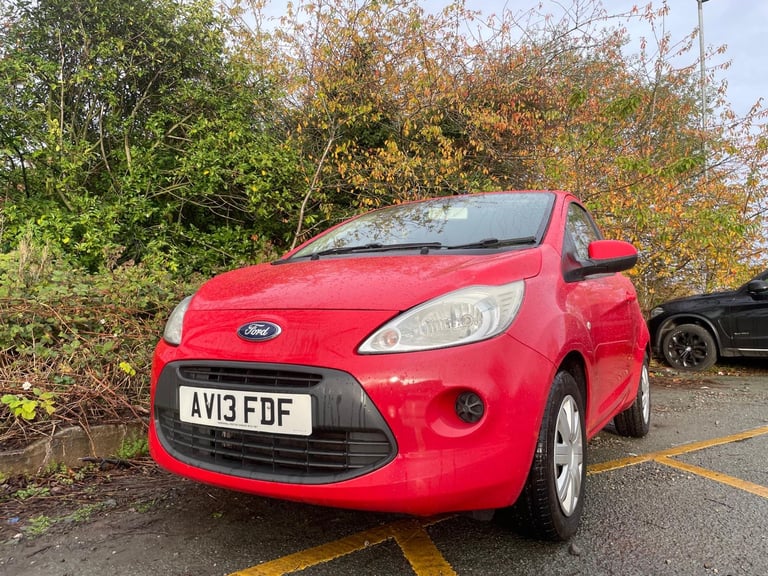 FORD KA 1.2 EDGE S/S 13 REG RED 3 DOOR HATCHBACK MOT JANUARY 28TH 2026 TAX £35 SERVICE HISTORY