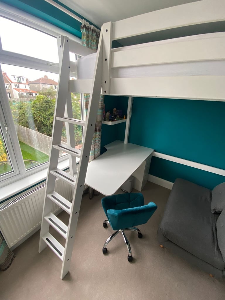 Ikea STORÅ Double Loft Bed to suit 140cm x 200cm euro double size mattress