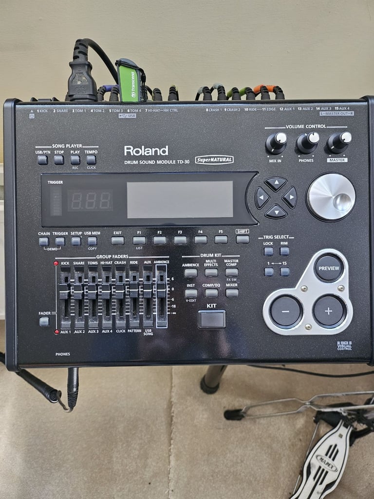 Roland VDrums TD30K Drum Kit (6 piece)