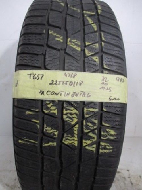 T657 1X 225/50/18 99H CONTINENTAL WINTER CONTACT TS830P A0 XL M+S 1X6MM TREAD 