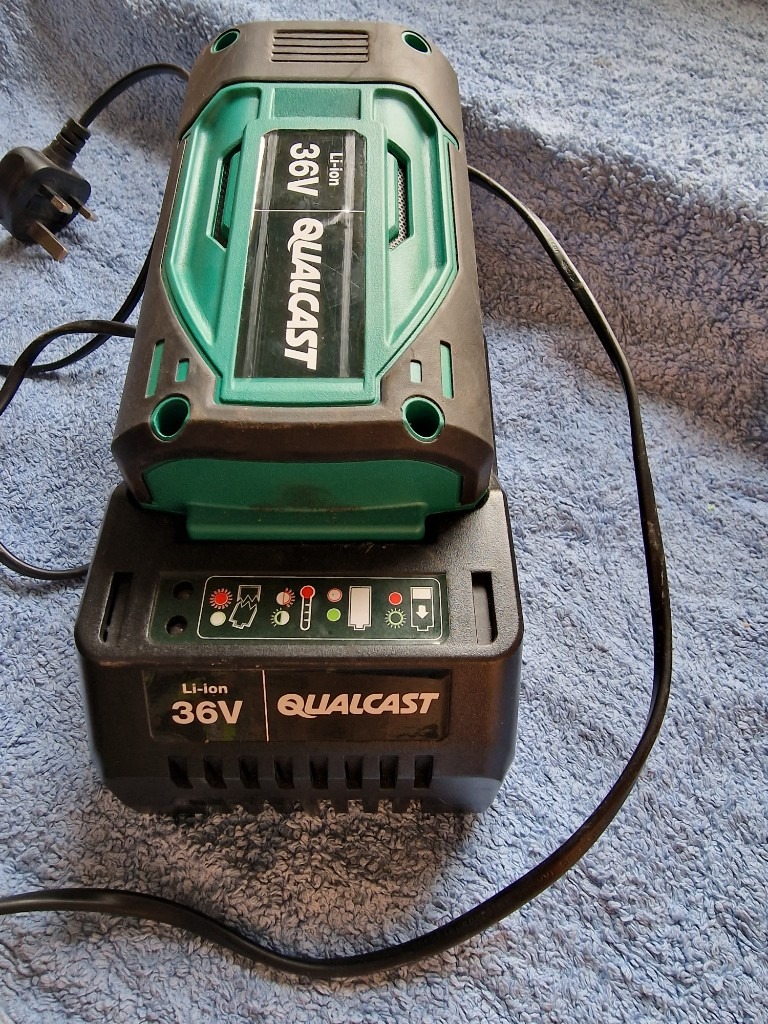 Qualcast 36v lawnmower battery charger | in Drylaw, Edinburgh | Gumtree