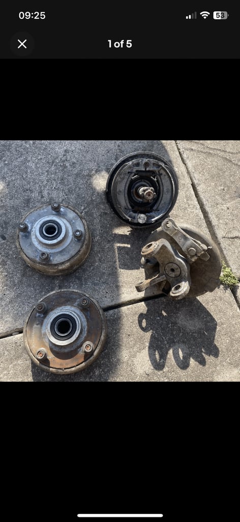 Quad parts 4 stud hubs drum breaks 200cc