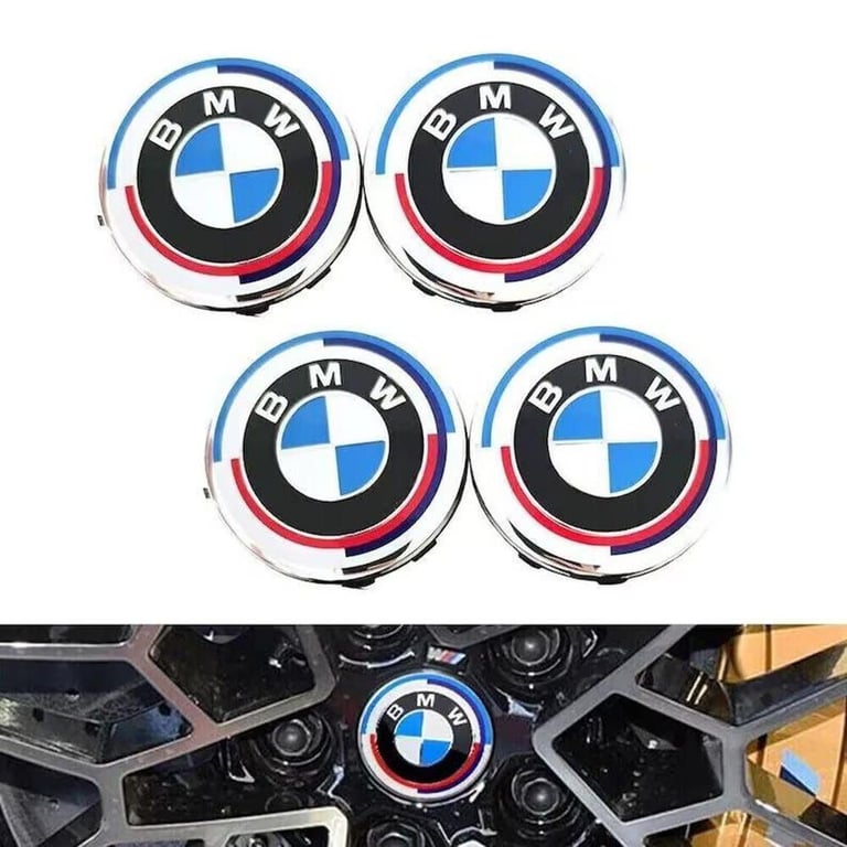 FAST DELIVERY B M W 4X ALLOY WHEEL CENTRE HUB CAPS E30,E36,E46,E92 68mm