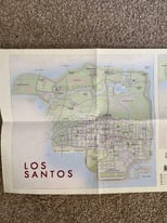 Grand theft auto San Andreas map 
