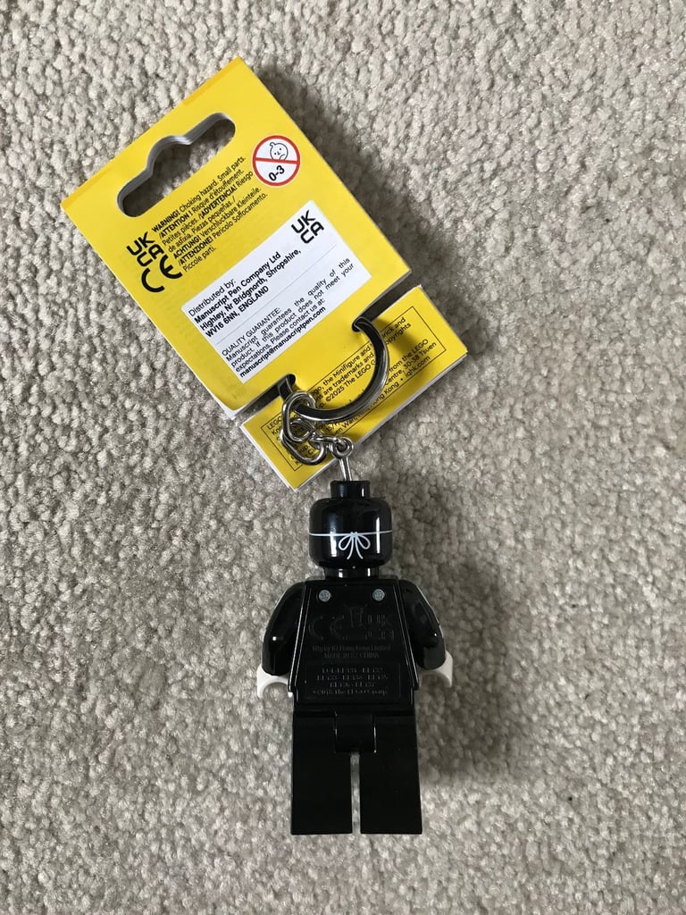 LEGO Monster Skeleton Minifigure Iconic Key Light (Keyring / Keychain) - NEW